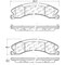 Centric Parts CERAMIC BRAKE PAD W/SHIMS 103.1565 - alternate 5